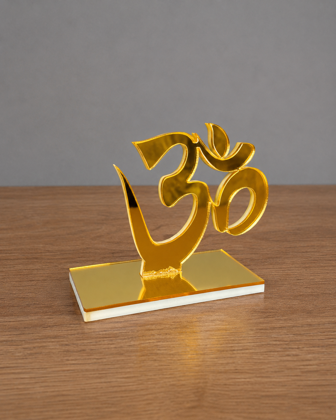 Om Gold Acrylic Table Stand
